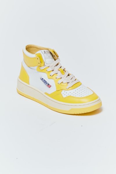 Autry Action shoes Sneaker Mid Yellow
