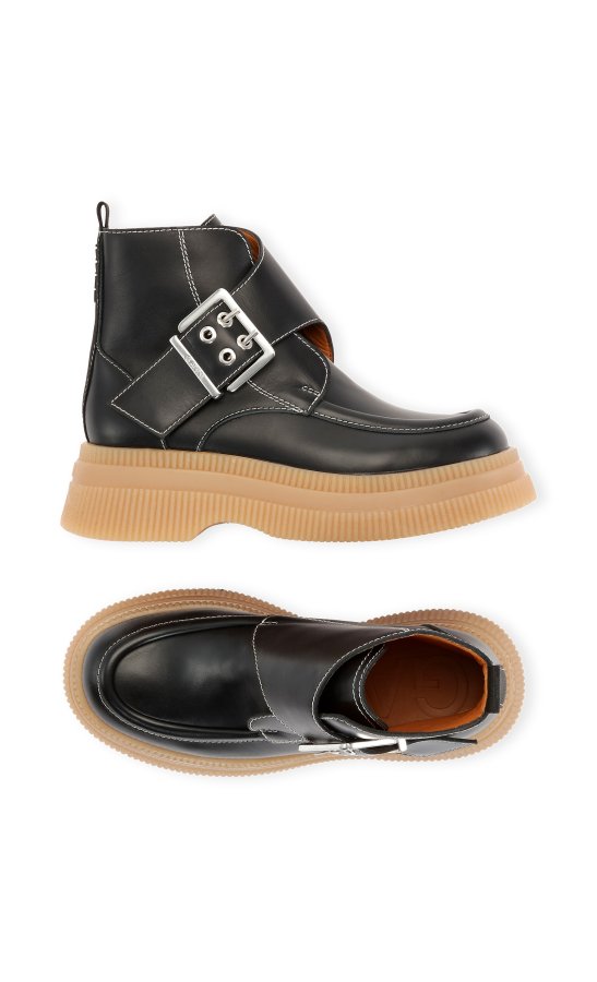 Creeoers Monk Strap Boot Black